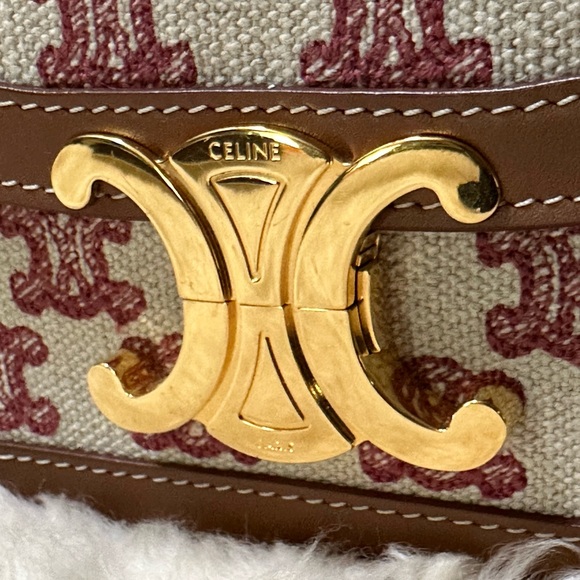 Celine Teen Triomphe Limited Edition Women Handbag Crossbody Shoulder Bag - Picture 9 of 16